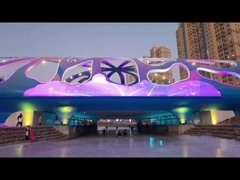 การใช้แผ่นวงจรยืดหยุ่นโปร่งใสสําหรับจอแสดงผล LED สําหรับโฆษณาภายนอก