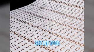 แผงวงจรแบบยืดหยุ่น LED Strip 24V 2835 60LEDs