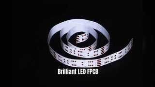 12V 2835 LED FPCB ฟิล์มสีขาวสำหรับแถบ LED