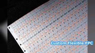 แผงวงจร LED FPC แบบกำหนดเองสารต้านอนุมูลอิสระ OSP ที่ยืดหยุ่น