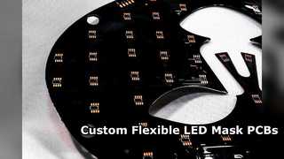 โซลูชั่นแผงวงจรหน้ากากความงาม LED ที่ยืดหยุ่นแบบกำหนดเอง