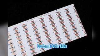 แผงวงจร FPC แบบกำหนดเองสำหรับ LED