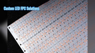 แถบ LED 24V 2835 ประสิทธิภาพสูง 40R เสถียร | บอร์ด FPCB LED สองด้าน 8 มม. 120D