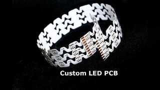 PCB แบบยืดหยุ่นแบบกำหนดเองสำหรับแถบ LED