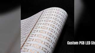 การออกแบบแถบ LED PCB แบบยืดหยุ่นแบบกำหนดเอง