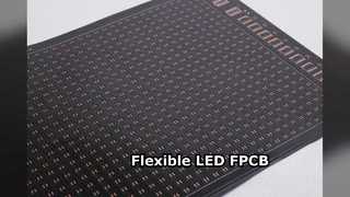 จอแสดงผล LED แบบยืดหยุ่น FPCB ออกแบบเอง