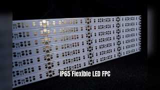 โซลูชันระบบแสงสว่างแบบยืดหยุ่น IP65 LED FPC 12W