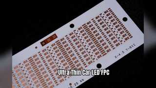 แถบ LED FPC บางเฉียบสำหรับรถยนต์