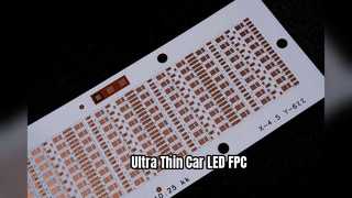 แถบ LED FPC บางเฉียบสำหรับรถยนต์
