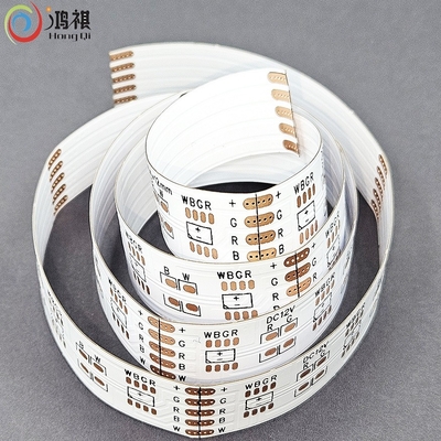 ซื้อ RGBW 4 ใน 1 ชิป COB บน FPC แผ่นวงจร LED สายยืดหยุ่น แหล่งที่กําหนดเอง online manufacture