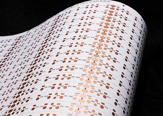 ซื้อ HOT SALE 2835-60LEDS/PCS-8*503-24V FOR LED28 Strip Flexible Circuit Board With Double-Sided Board White Film FPCB SMT processing UL E477885 การแปรรูปผิว online manufacture