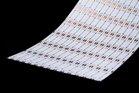 ซื้อ 24V แผงวงจรพิมพ์ยืดหยุ่นสองชั้นสำหรับแถบ LED พร้อมการออกแบบที่ปรับแต่งได้และการเคลือบ OSP online manufacture