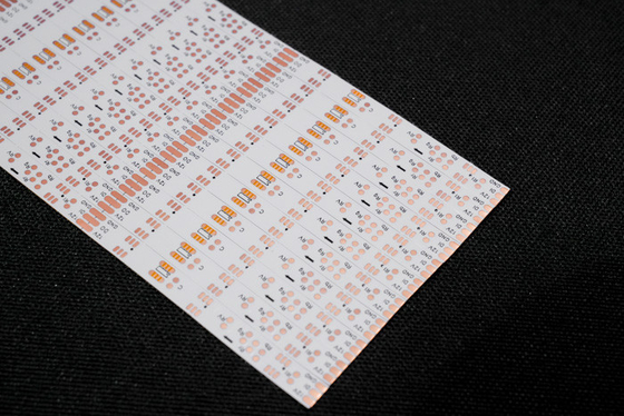 ซื้อ LED with Breakpoint resume function แฟนตาซีสี FPCB แผ่นไฟ FPC Custom PCB Design Assembly พิมพ์แผ่นวงจร RGB 5050-30leds / PCS-9.8*503-24VDับเพียบชั้น FPCB online manufacture