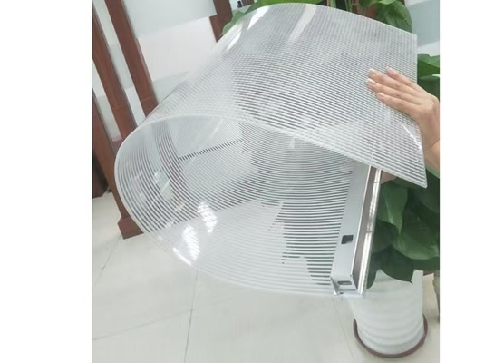 ซื้อ หน้าจอแสดงผล LED โปร่งใสแบบยืดหยุ่นที่ปรับแต่งได้ ความสว่าง 1600+ Nits, กันน้ำ IP65 โซลูชันโฆษณากลางแจ้งขายส่ง p3-p5 จอแสดงผลความละเอียดสูง DIY online manufacture
