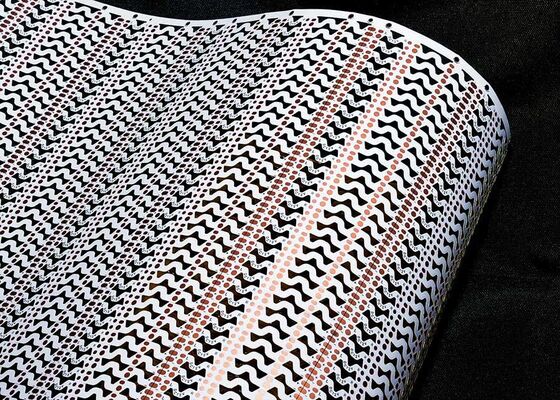 2835 แผ่นวงจร LED FPC 12V 30 ไฟ แผ่นวงจร LED แบบยืดหยุ่นสองด้านOEM / ODM