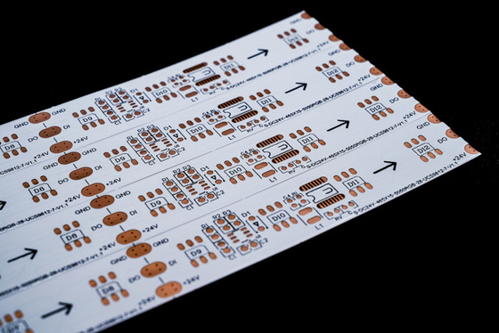 บอร์ด PCB ที่ยืดหยุ่น สําหรับ LED Strip บอร์ดสองชั้นสีสัน