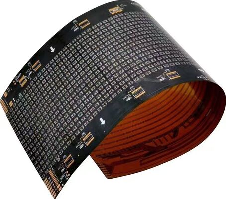 การประกอบแผ่นวงจรที่กําหนดเอง ดับเบิ้ลเลียร์ LED หน้าจอแสดงผลงานยืดหยุ่น FPC ด้วยระดับป้องกันไฟ V0 และตัวเลือกที่สามารถปรับแต่งได้