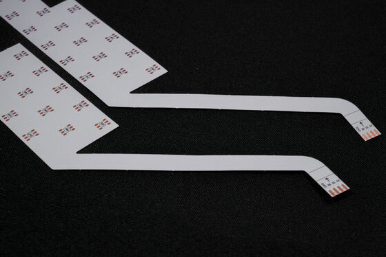 LED Light FPC Flexible PCB Assembly with Fire Protection Level V0, ความหนา 0.25 มม. และการกันไฟจากพูลีไมมิด