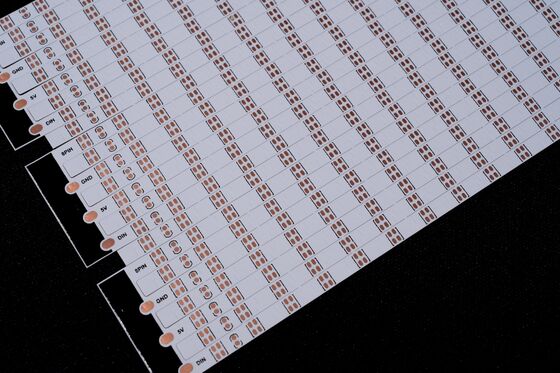 แผงวงจร PCB LED FPC ที่ปรับแต่งได้พร้อมแผงสองชั้นและสารต้านอนุมูลอิสระ OSP