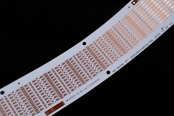 Ultra-thin 0.2mm Thickness 12V Voltage IP20 กันน้ํา LED FPC แผ่นวงจรยืดหยุ่นสําหรับไฟฟ้ารถยนต์