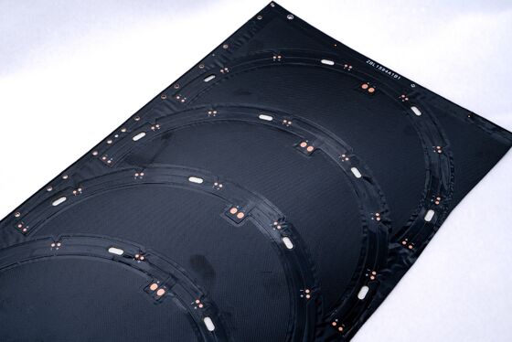 แผงวงจรพิมพ์แบบยืดหยุ่น FPC คุณภาพสูงที่ผลิตด้วยวัสดุฐานโพลีอิไมด์: แผ่นโค้ง