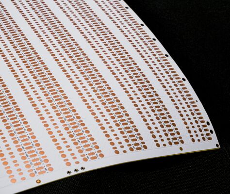 แถบ LED 5MM SMD2835 บอร์ดแถบ LED | 120LEDs/M PCB ยืดหยุ่นชุบด้วยไฟฟ้า